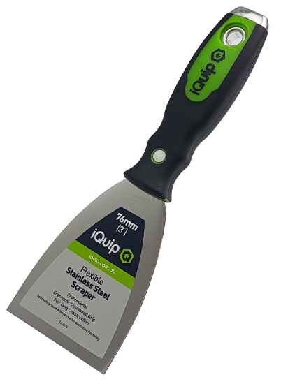 Picture of iQuip S/S Flexible Scraper Ergonomic Handle 76mm