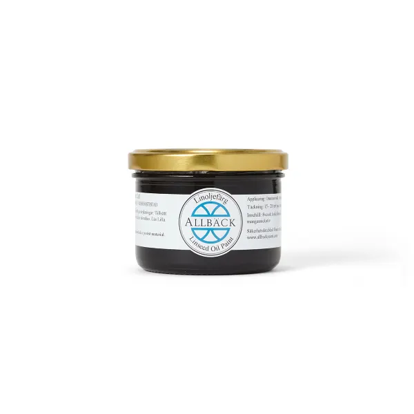 Black — Allback Linseed Oil Paint in the tin