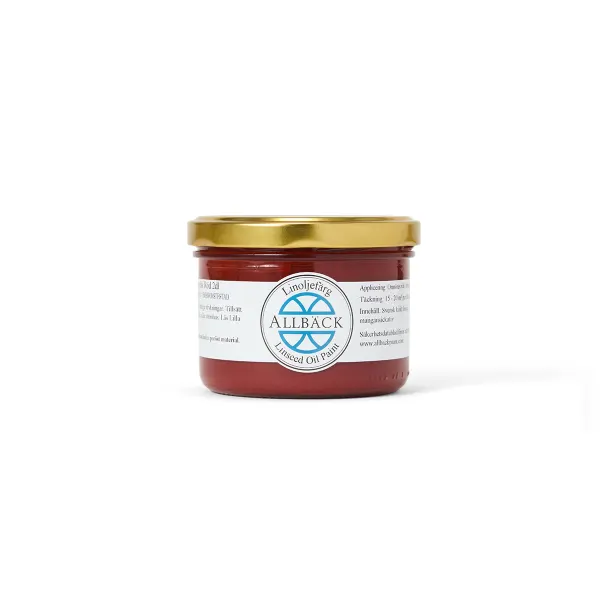 Brick Red — Allback Linseed Oil Paint in the tin