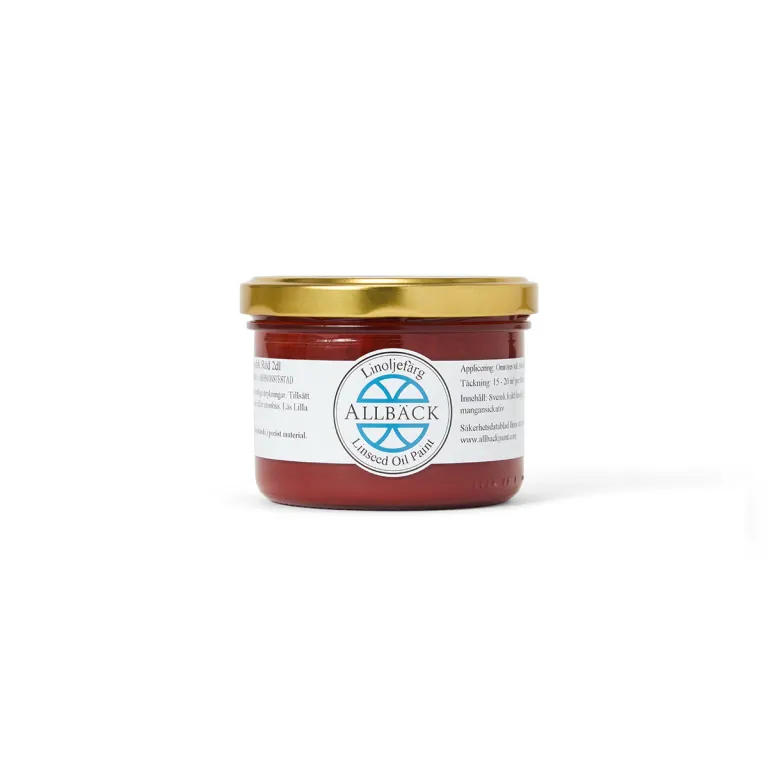 Brick Red — Allback Linseed Oil Paint in the tin