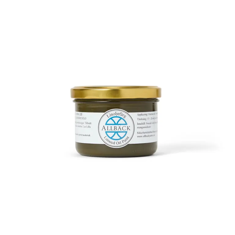 Green Umber — Allback Linseed Oil Paint in the tin