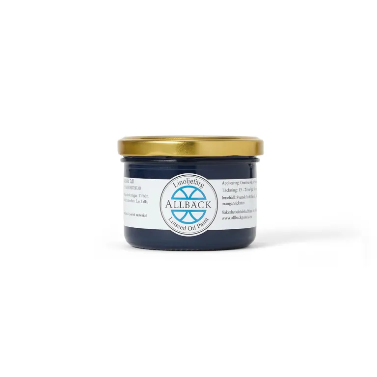 Midnight Blue — Allback Linseed Oil Paint in the tin