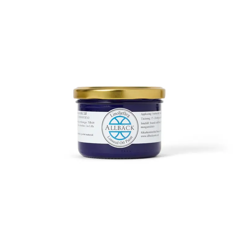 Ultramarine Blue — Allback Linseed Oil Paint in the tin