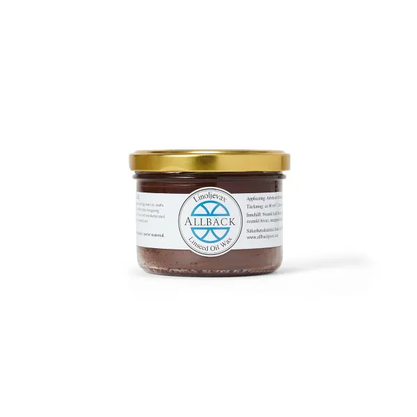 Brown — Allback Linseed Oil Wax in the tin