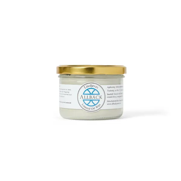 Grey — Allback Linseed Oil Wax in the tin