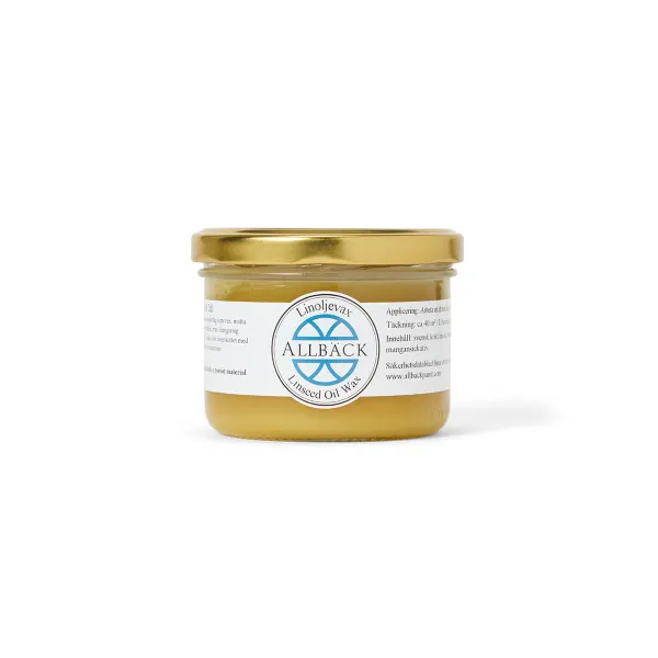 Natural — Allback Linseed Oil Wax in the tin