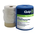 iQuip Pretaped Masking Film & Disp. 650mm X 33M