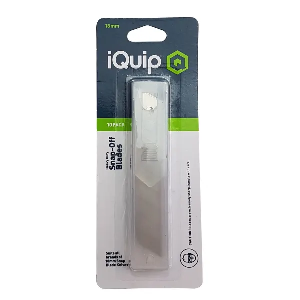 iQuip Snap Off Blades 18mm X 10Pcs