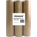 iQuip Promask Kraft Masking Paper 288mm x 50m 3 Pack