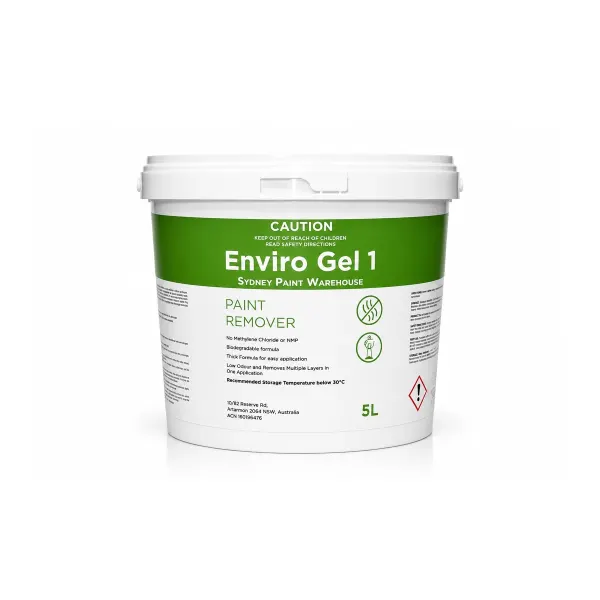 Enviro Gel 1 soy-based paint remover, 5 litre tub