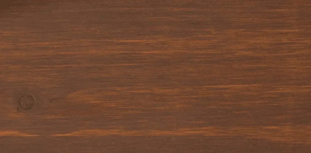 Close-up of timber finished with linseed oil paint